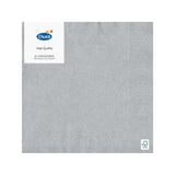 Silver Paper Napkins   20 per pack GOODS M&S   