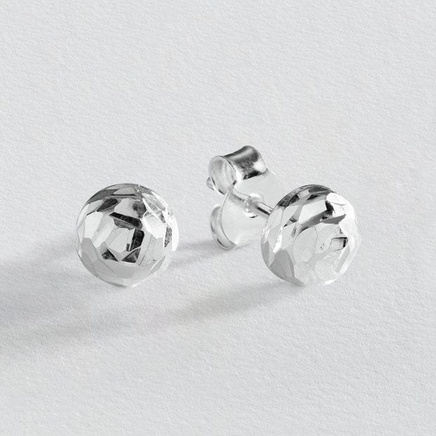 Revere diamond-cut stud earrings (British brand)