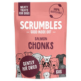 Scrumbles Dog Treats Meaty Salmon Chonks   60g GOODS M&S   