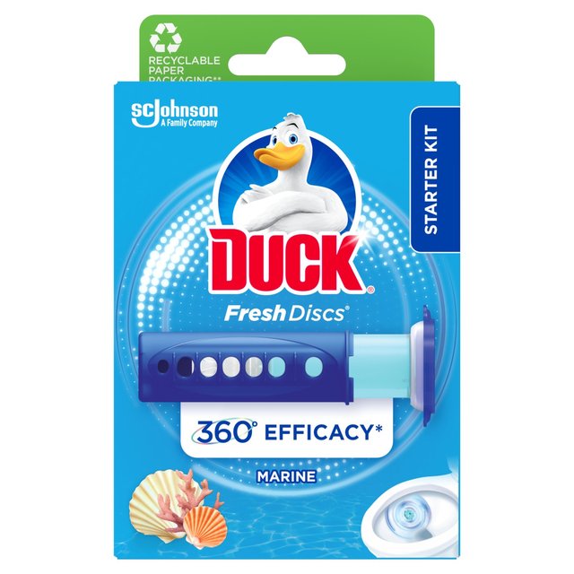 Duck Toilet Fresh Discs Holder Marine   36ml GOODS M&S   