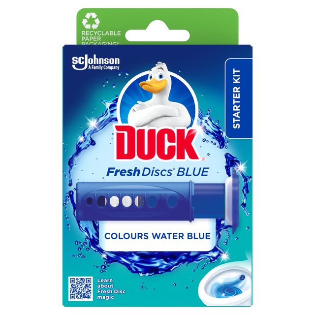 Duck Toilet Fresh Disc Holder Blue   36ml GOODS M&S   