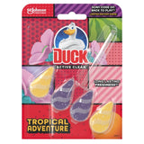 Duck Active Clean Toilet Rim Block Tropical Adventure   39g GOODS M&S   