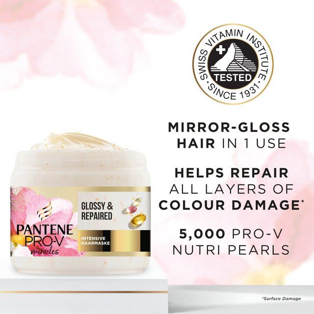 Pantene Miracles Colour Gloss Intensive Mask 300Ml   300ml