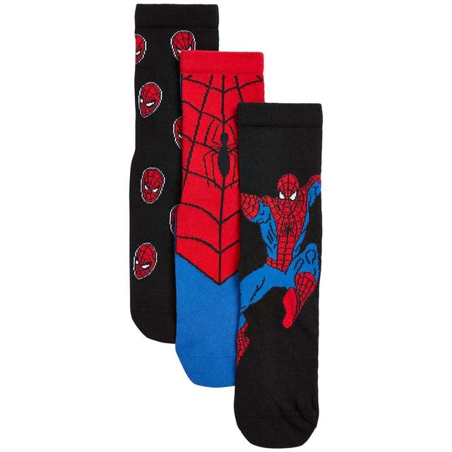 M&S Cotton Spider-Man Socks Red GOODS M&S   