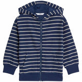 M&S Breton Zip Top 2-7 Years Navy GOODS M&S   