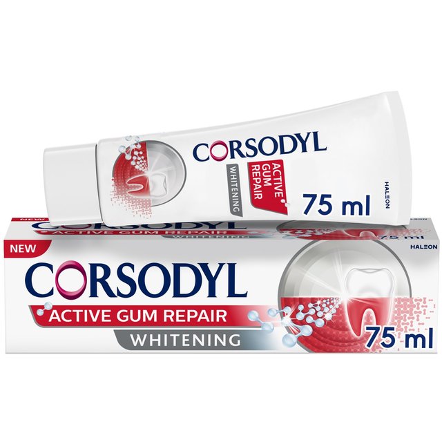 Corsodyl Active Gum Repair Toothpaste Whitening   75ml GOODS M&S   