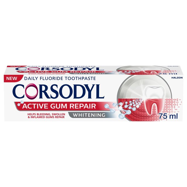 Corsodyl Active Gum Repair Toothpaste Whitening   75ml GOODS M&S   