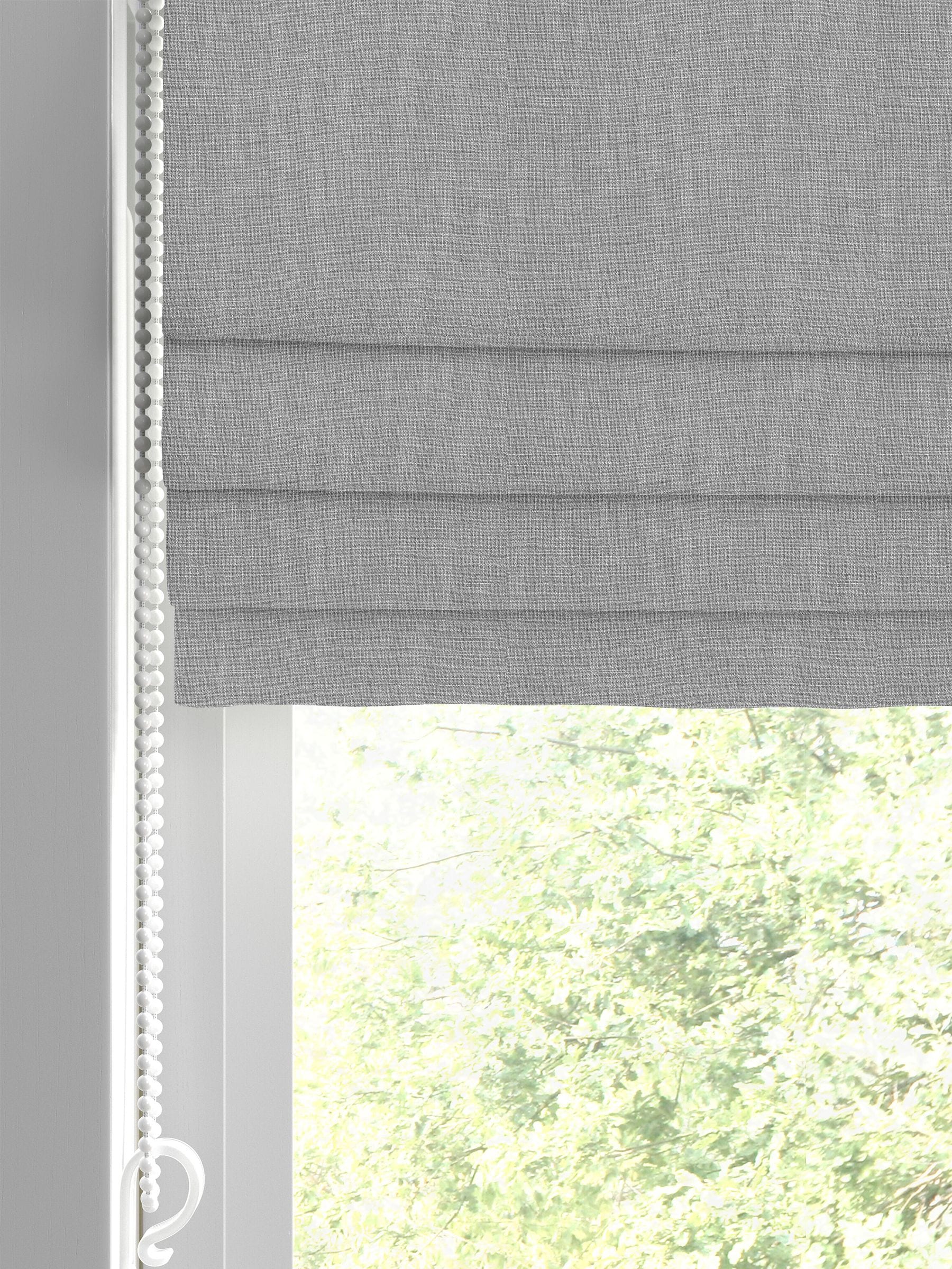 Laura Ashley Swanson Roman blind in grey, imported from the UK