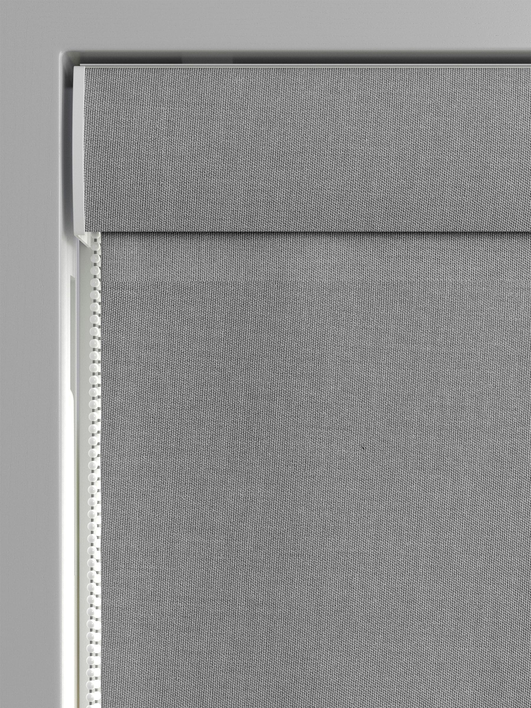 Laura Ashley Swanson Roman blind in grey, imported from the UK