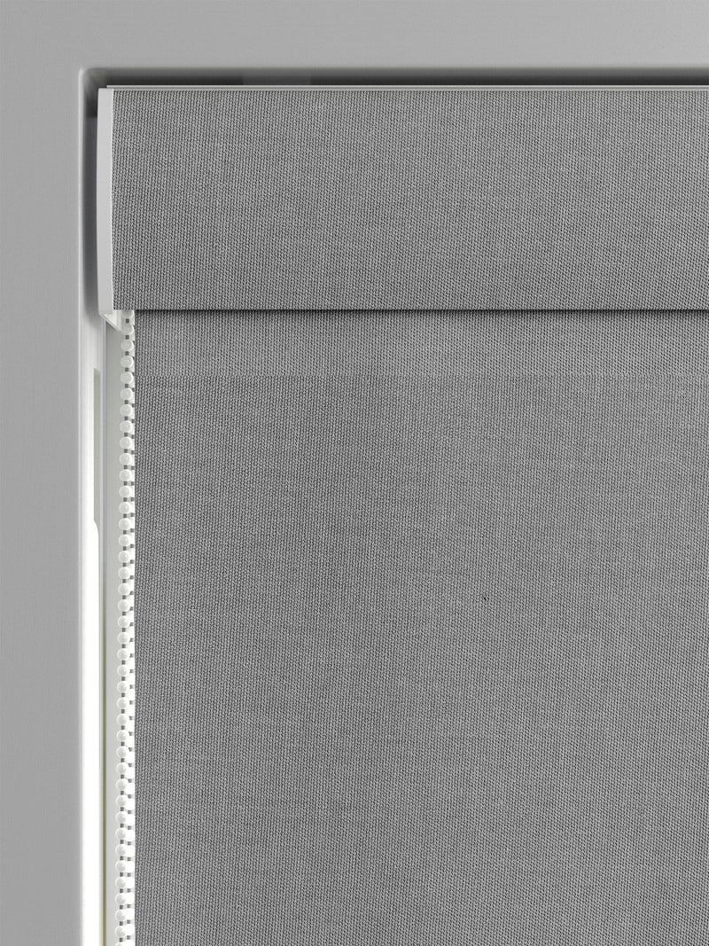 Laura Ashley Swanson Roman blind in grey, imported from the UK