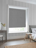 Laura Ashley Swanson Roman blind in grey, imported from the UK
