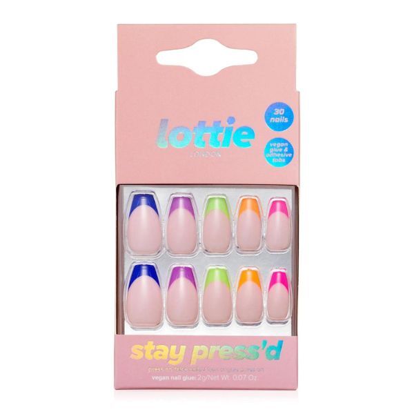 Lottie London Stay Press'D on Nails  - Neon Vibes GOODS Superdrug   