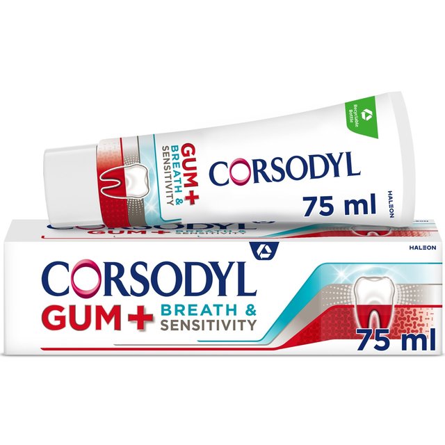 Corsodyl Gum+ Breath & Sensitivity Toothpaste   75ml GOODS M&S   