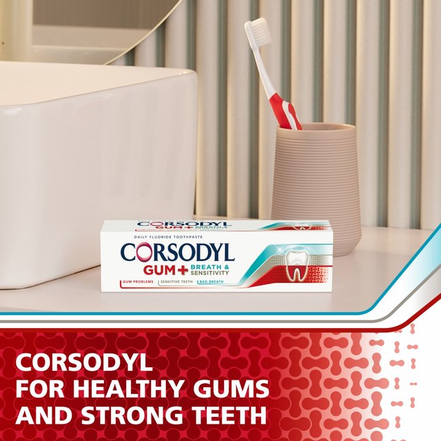 Corsodyl Gum+ Breath & Sensitivity Toothpaste   75ml GOODS M&S   