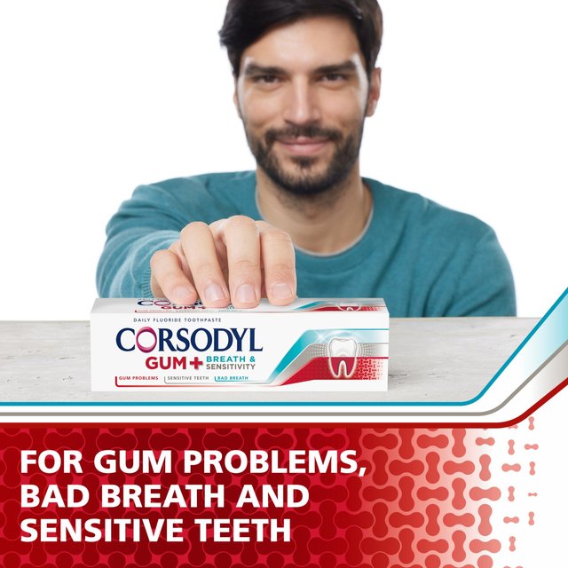 Corsodyl Gum+ Breath & Sensitivity Toothpaste   75ml GOODS M&S   