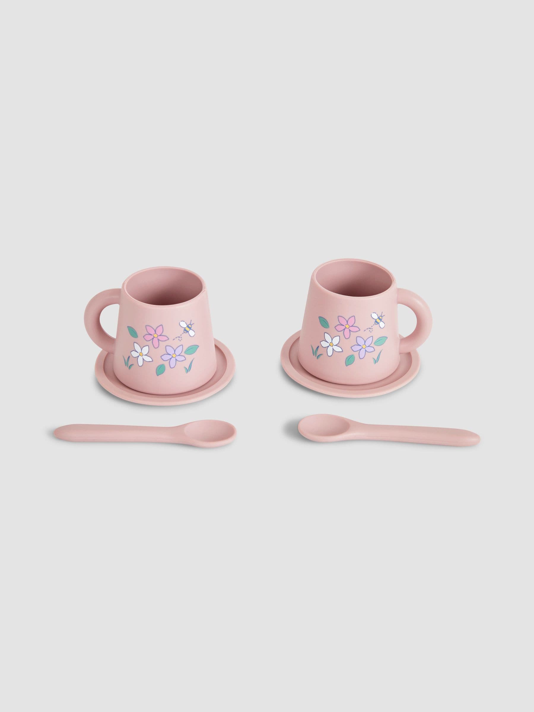 JoJo Maman Bébé Pretty Silicone Bath Toy Teaset, UK version