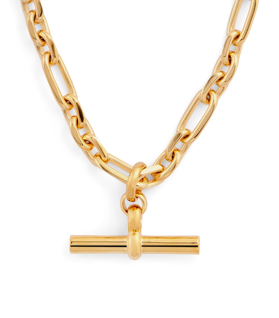 Tilly Sveaas T-bar watch chain necklace, imported from the UK