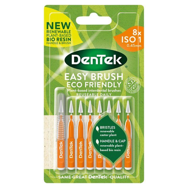 DenTek ECO Interdental Brushes ISO 1   8 per pack GOODS M&S   