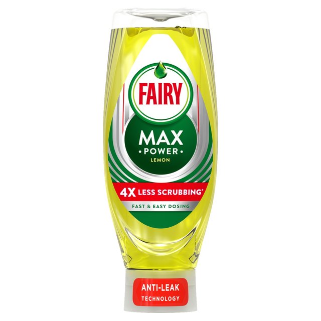 Fairy Max Power Lemon Washing Up Liquid 640Ml   640ml GOODS M&S   