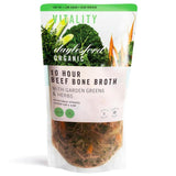 Daylesford Organic 10 Hour Beef Bone Broth with Garden Greens and Herbs   500ml GOODS M&S   