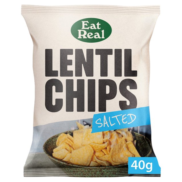 Eat Real Lentil Sea Salt Chips   40g GOODS M&S   