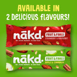 nakd. Fruit & Fibre Apple & Cinnamon Multipack   3 x 44g GOODS M&S   