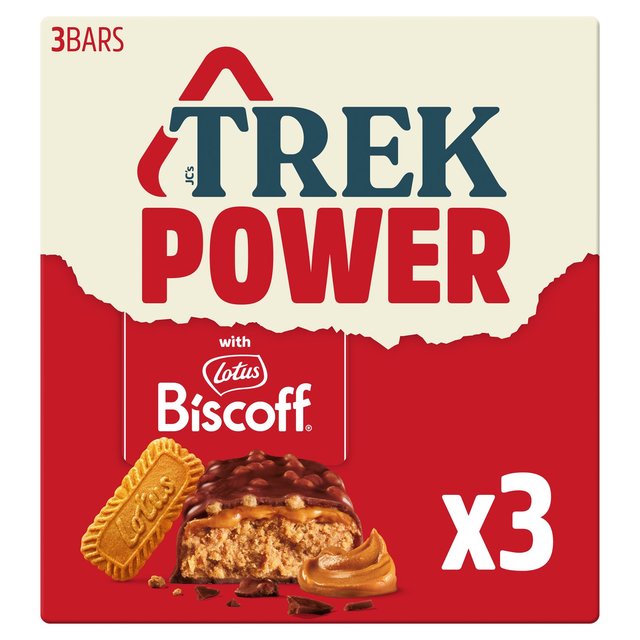 TREK Power Lotus Biscoff Protein Bars Multipack   3 x 44g GOODS M&S   