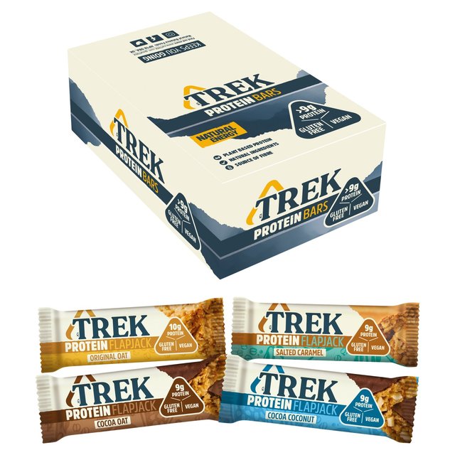 TREK Protein Flapjacks Variety Pack 16x50g GOODS M&S   