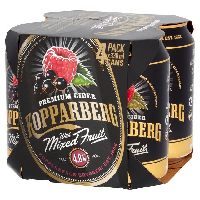 Kopparberg Mixed Fruit Cans   4 x 330ml