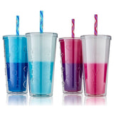 Parker Lane double-wall colour-changing tumblers 2 pack - British product