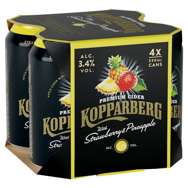 Kopparberg Strawberry & Pineapple   4 x 330ml