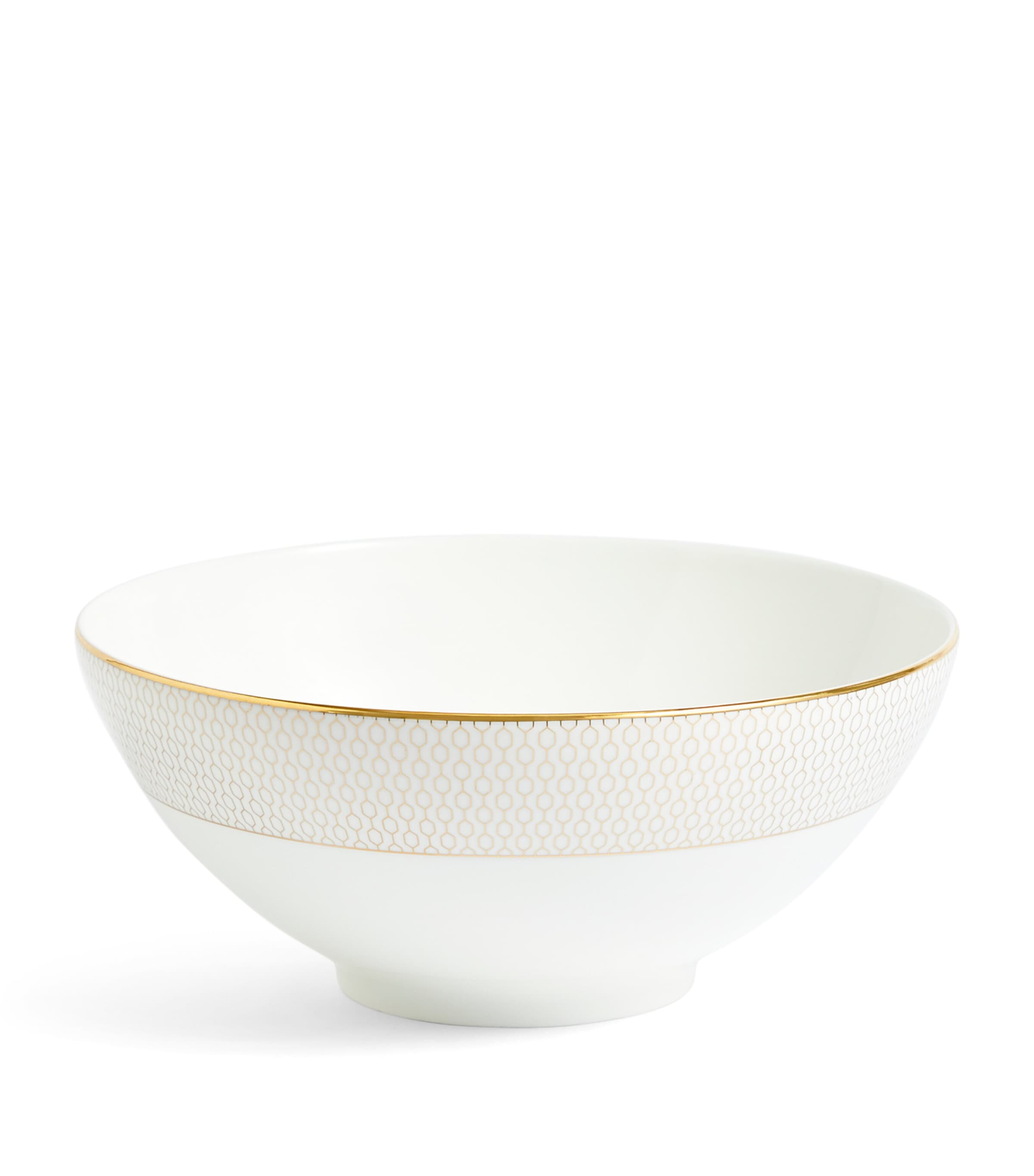 Wedgwood Gold-Trim Gio soup bowl 20cm (British brand)