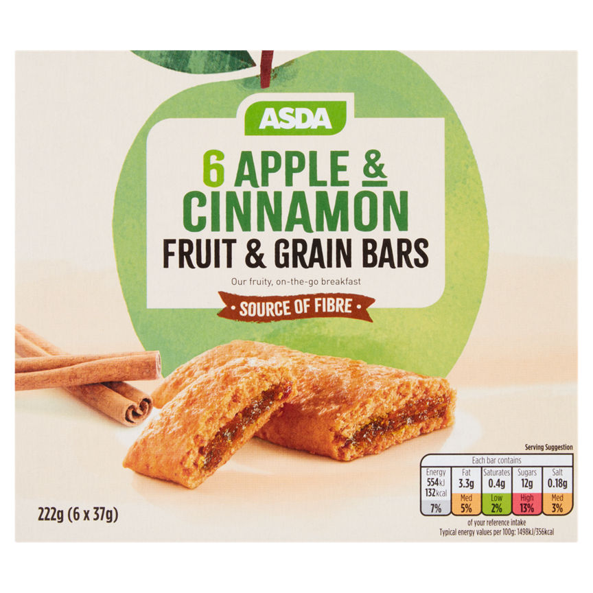 ASDA Apple & Cinnamon Fruit & Grain Bars