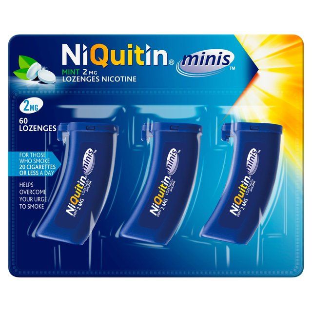 NiQuitin Mint 2mg Lozenges Nicotine 60 Lozenges   60 per pack GOODS M&S   