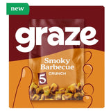 Graze- Vegan BBQ Crunchy Snacks Multipack-22.5gx5 Snacks   5 x 22.5g GOODS M&S   