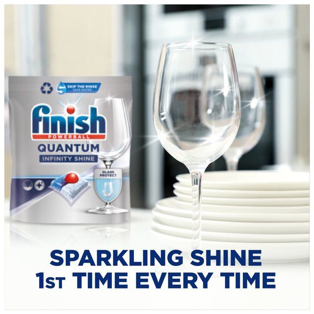 Finish Quantum Infinity Shine Regular Dishwasher Tablets   120 per pack GOODS M&S   