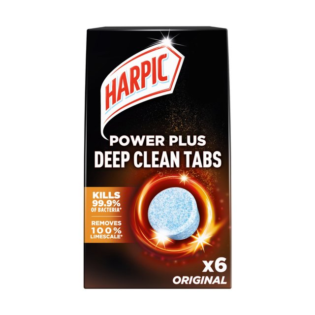 Harpic Power Plus Deep Clean Tabs Toilet Cleaner Original   6 per pack GOODS M&S   