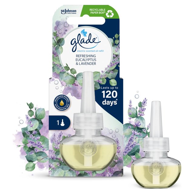 Glade Plug In Refill Electric Scented Oil Eucalyptus & Lavender   20ml GOODS M&S   