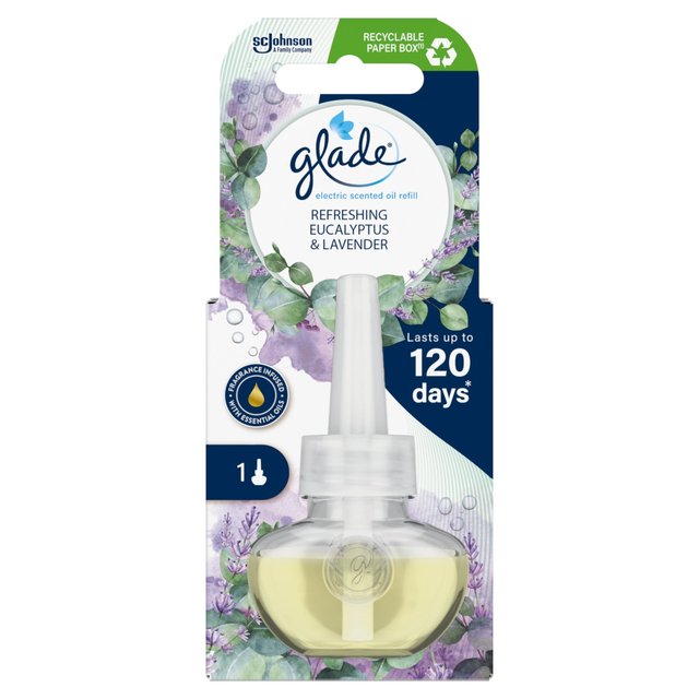 Glade Plug In Refill Electric Scented Oil Eucalyptus & Lavender   20ml GOODS M&S   