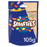 Smarties Milk Chocolate Sharing Bag 105g Chocolate pouches & bags Sainsburys   