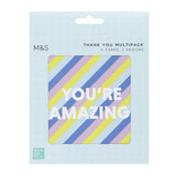 M&S Thank You Card Pack   6 per pack GOODS M&S   