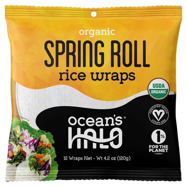 Ocean's Halo Organic Spring Roll Rice Wrap   120g GOODS M&S   