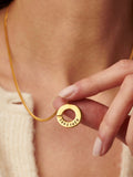 Posh Totty Designs personalised connection necklace set, imported from the UK