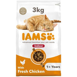 IAMS 1+ Years Indoor Dry Cat Food Chicken   3kg GOODS M&S   