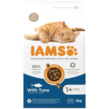 IAMS 1+ Years Adult Dry Cat Food Tuna   3kg GOODS M&S   