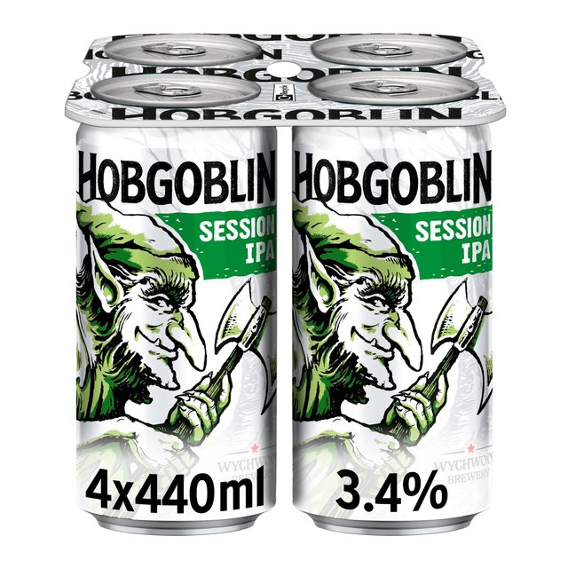 Hobgoblin Session IPA Ale Beer Cans   4 x 440ml