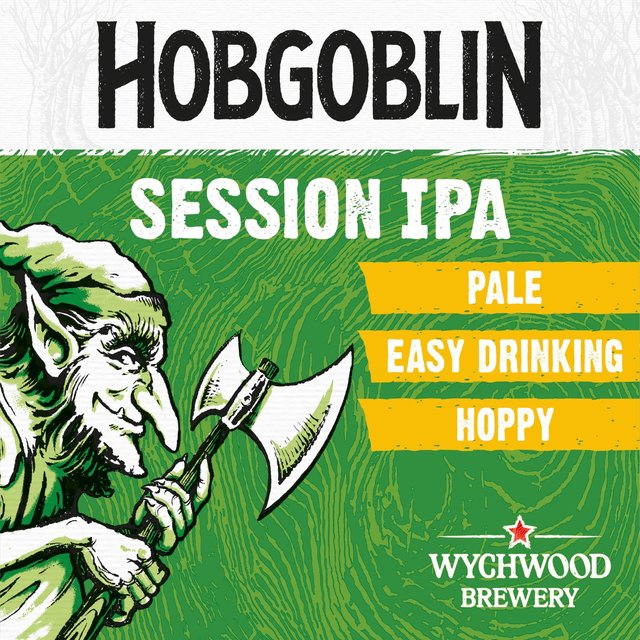 Hobgoblin Session IPA Ale Beer Cans   10 x 440ml