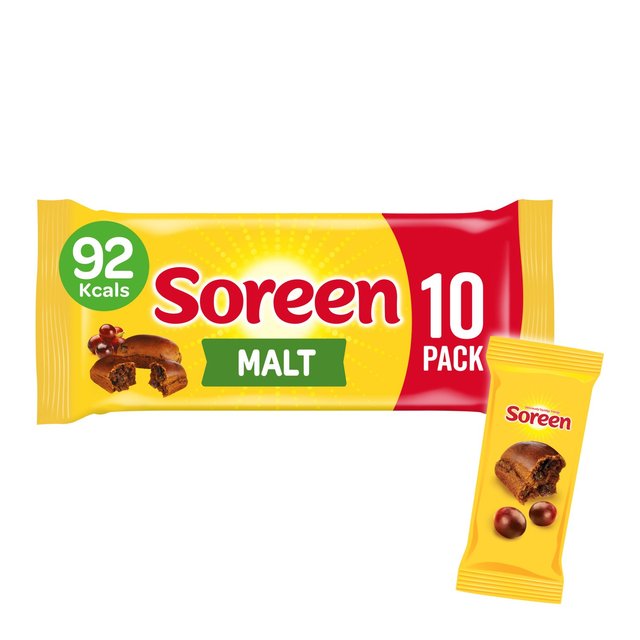 Soreen 10 Individually Wrapped Malt Lunchbox Loaves   10 per pack GOODS M&S   