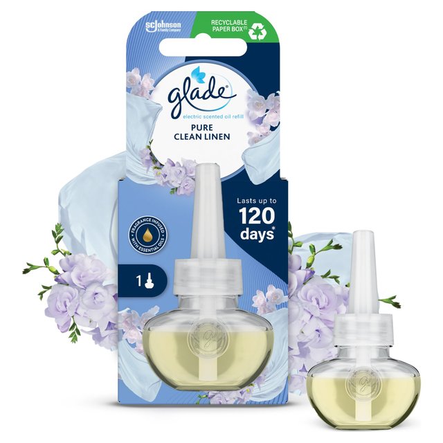 Glade Plug In Refill Electric Scented Oil Clean Linen   20ml GOODS M&S   