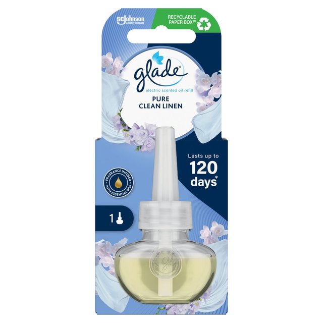 Glade Plug In Refill Electric Scented Oil Clean Linen   20ml GOODS M&S   